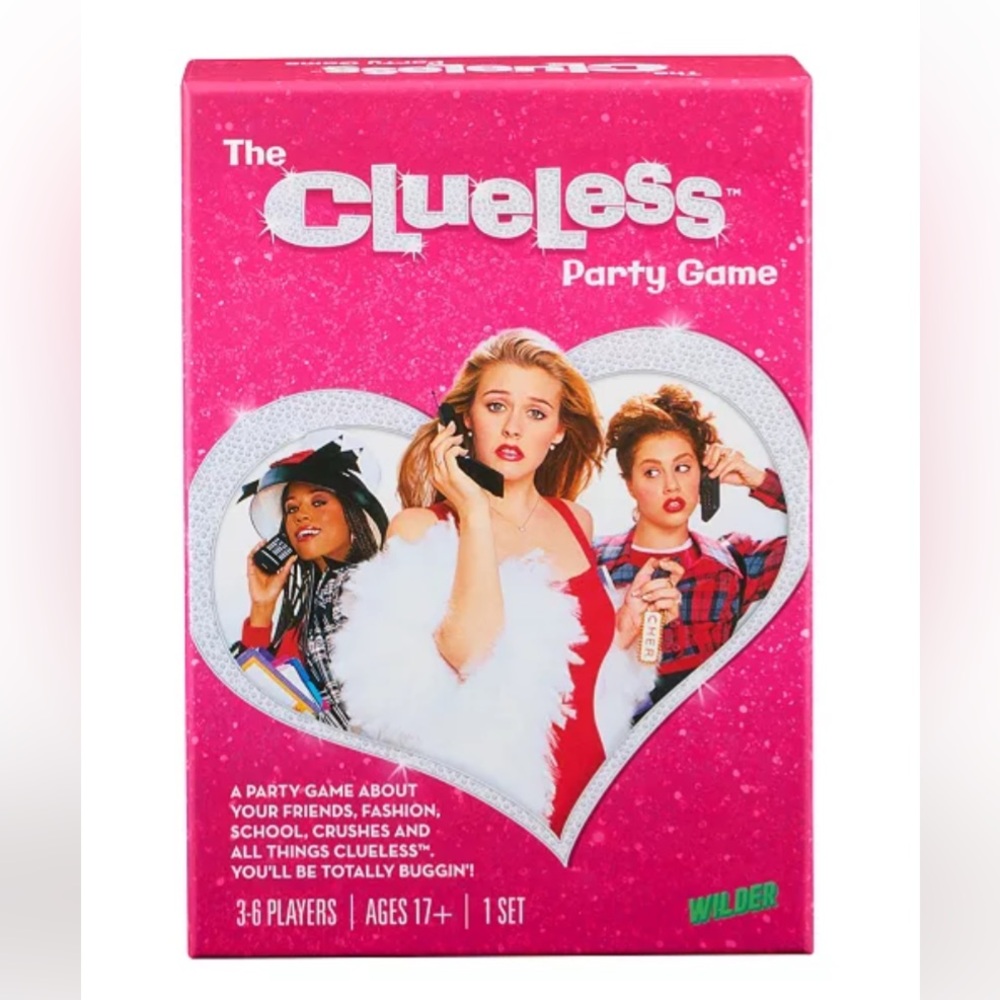 🌺 CLUELESS Party Game NIB Be Totally Buggin’ "Ugh, As If!"